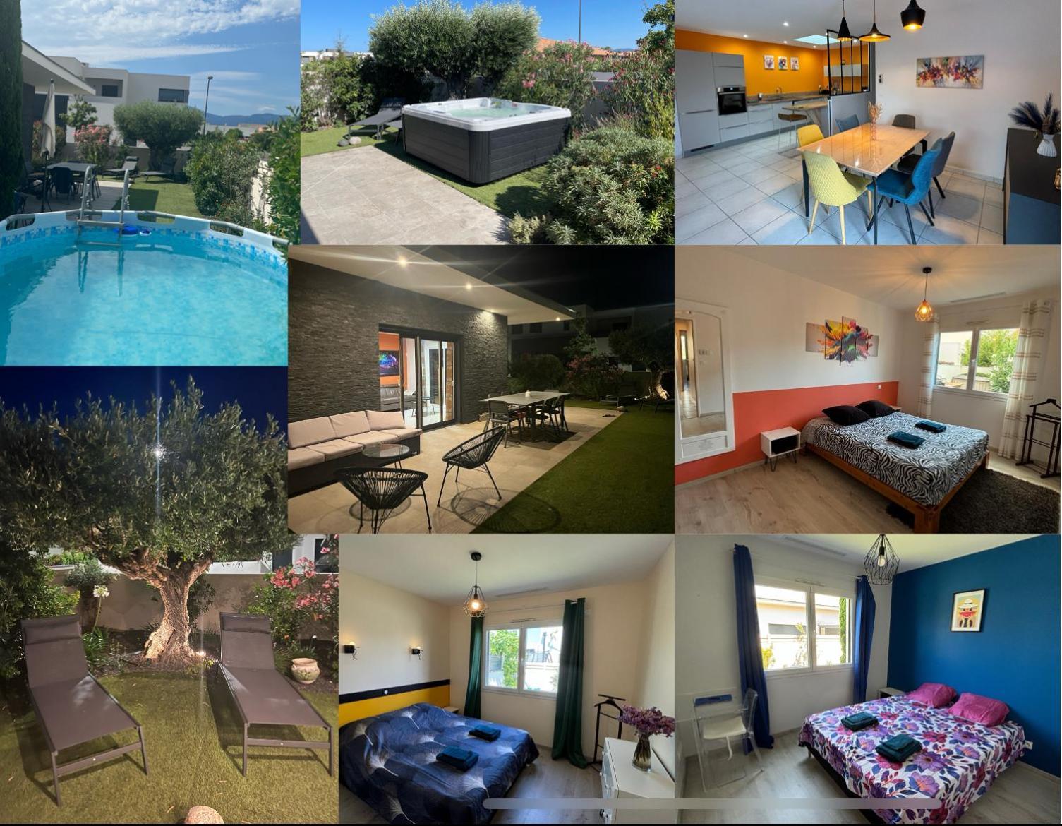 Villa Dolce Vida Proche Golf, Lac, Plage Et Collioure Villeneuve-de-la-Raho ภายนอก รูปภาพ